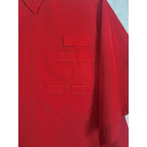 Kansas University Men's XL Red Shirt KU Jayhawk College NWT! Vented Pro Edge - Picture 4 of 7